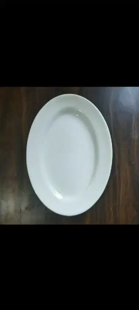 Jual piring oval keramik