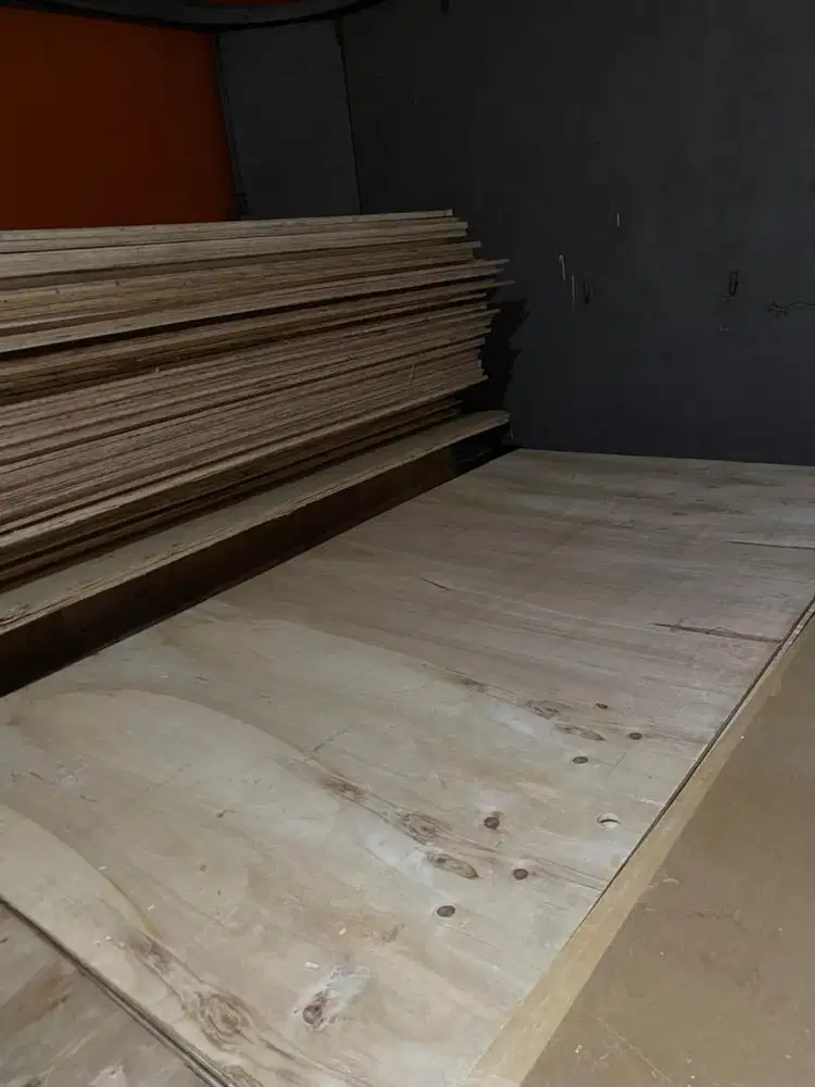 triplek bekas tebal 12 mm ukuran 122x220cm
