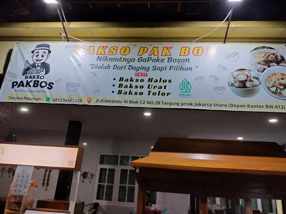 Dicari karyawati warung bakso