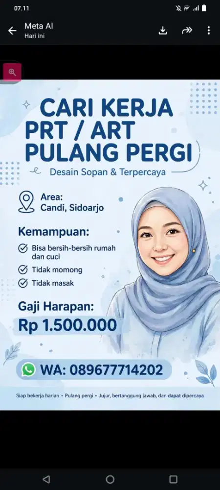 Mencari pekerjaan