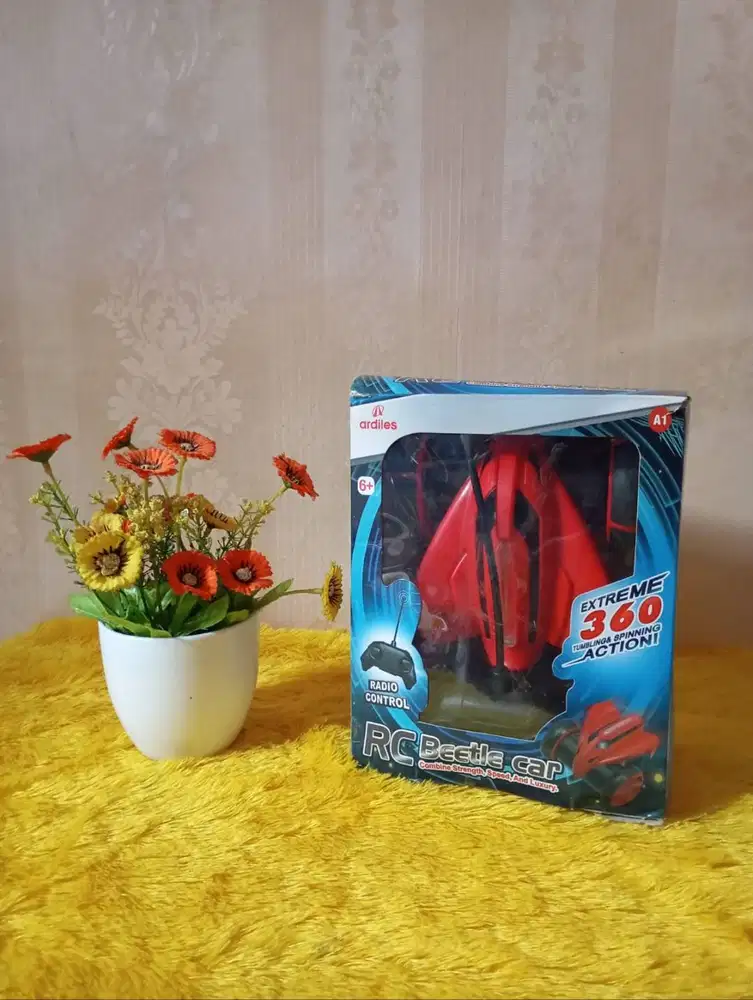 Mainan Mobil Remote Control RC Beetle Car Ardiles - Extreme 360 Spinni