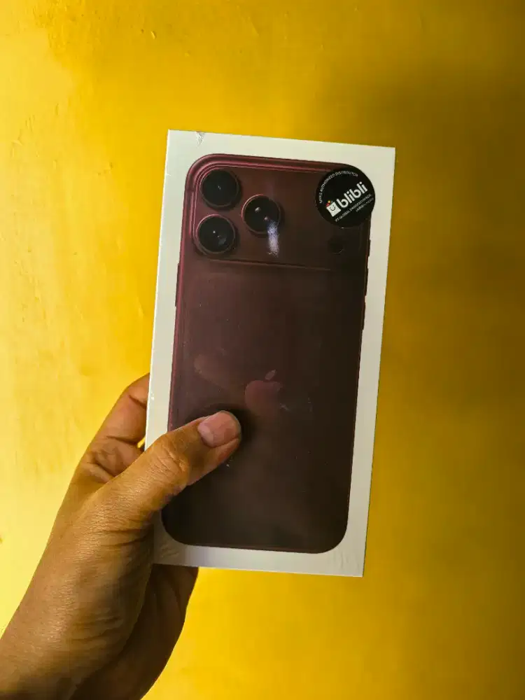 IPHONE 18 PROMAX 512GB NEW GARANSI