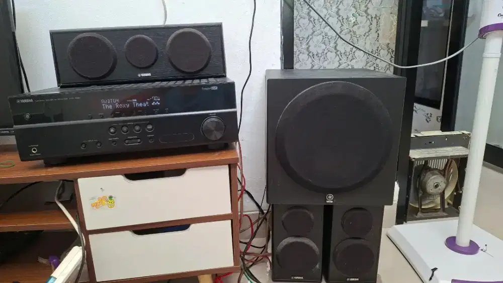 Judul: Yamaha Home Theater HTR-2067 + Speaker & Subwoofer–Minus Noise