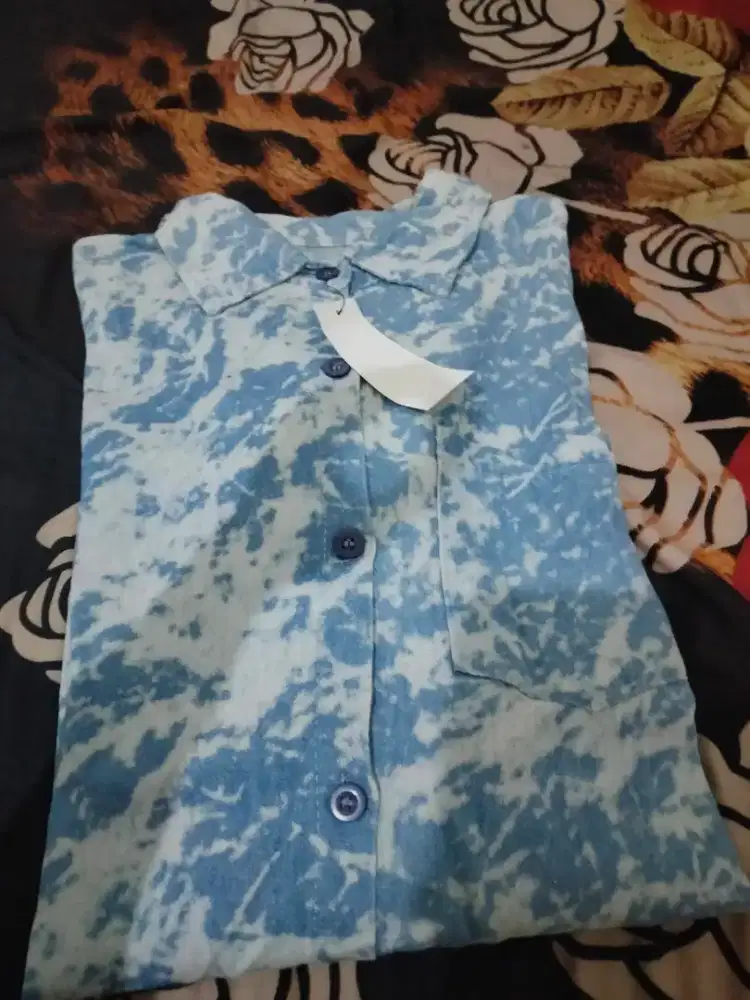 Dress denim/ atasan denim