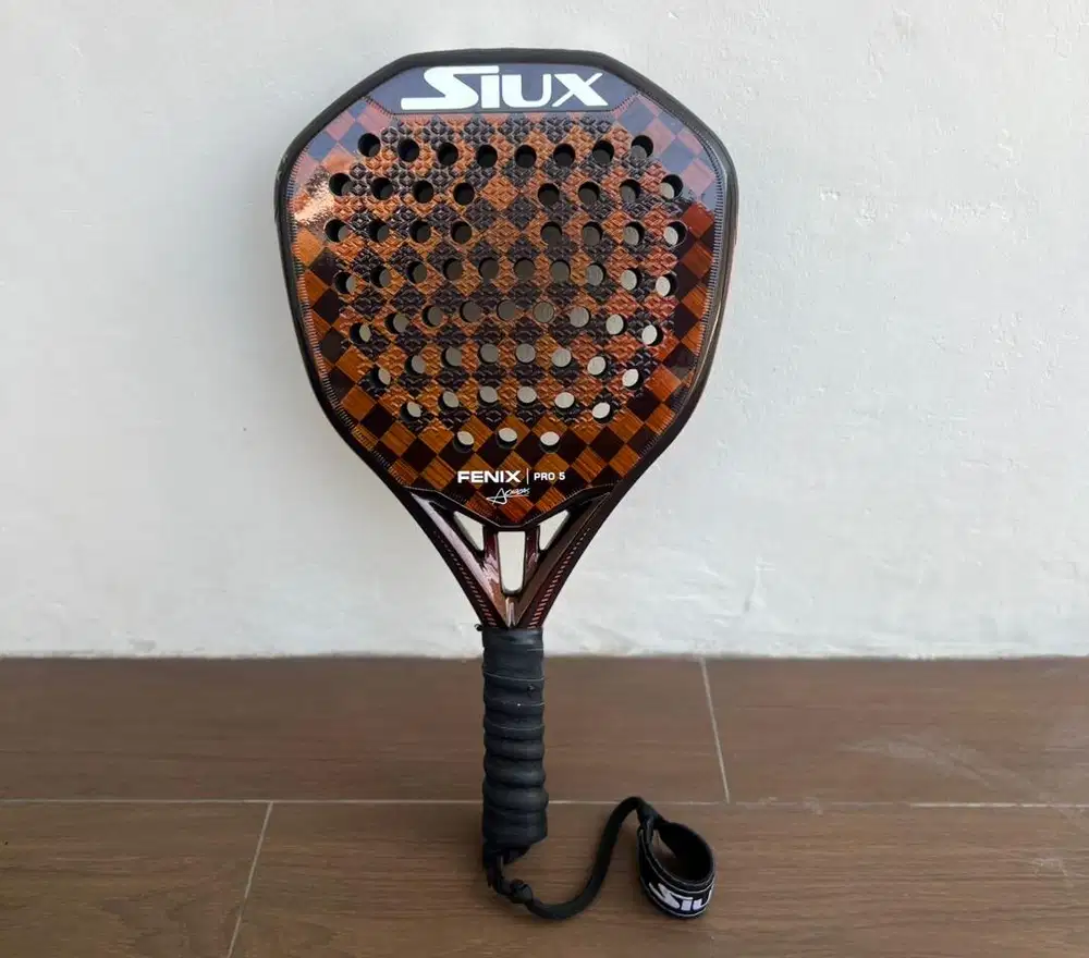 Raket Padel Siux Fenix Pro 5 Like New 97% + Tas Siux