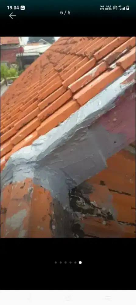 Atap bocor kanopi atap bajarigan terpasang dll