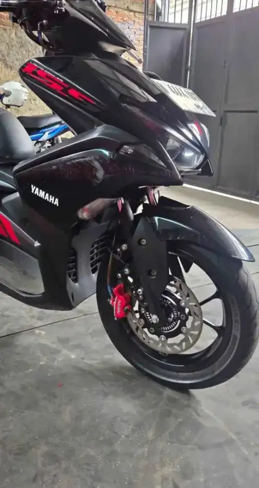 Mulus Terawat Siap Pakai ! Yamaha Aerox 155 Warna Hitam Tahun 2019