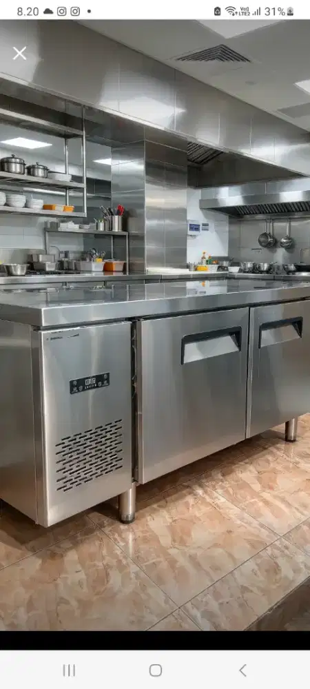 undercounter chiller 2 pintu
