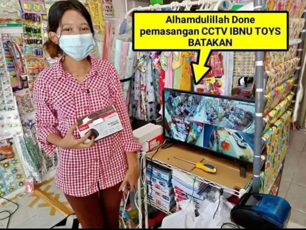 TERMURAH CCTV WIFI PANTAU JARAK JAUH