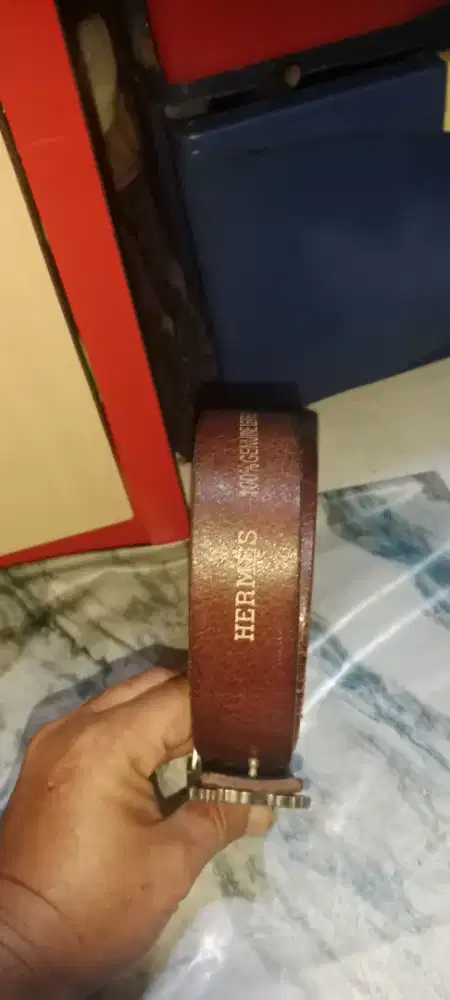 Sabuk kulit brand hermes ori jinal