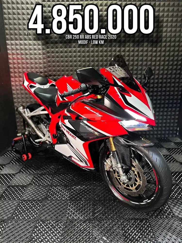 CBR 250 RR OR CBR 250RR ABS 2020 RED RACE LOW KM 9XXX MODIF RAWATAN