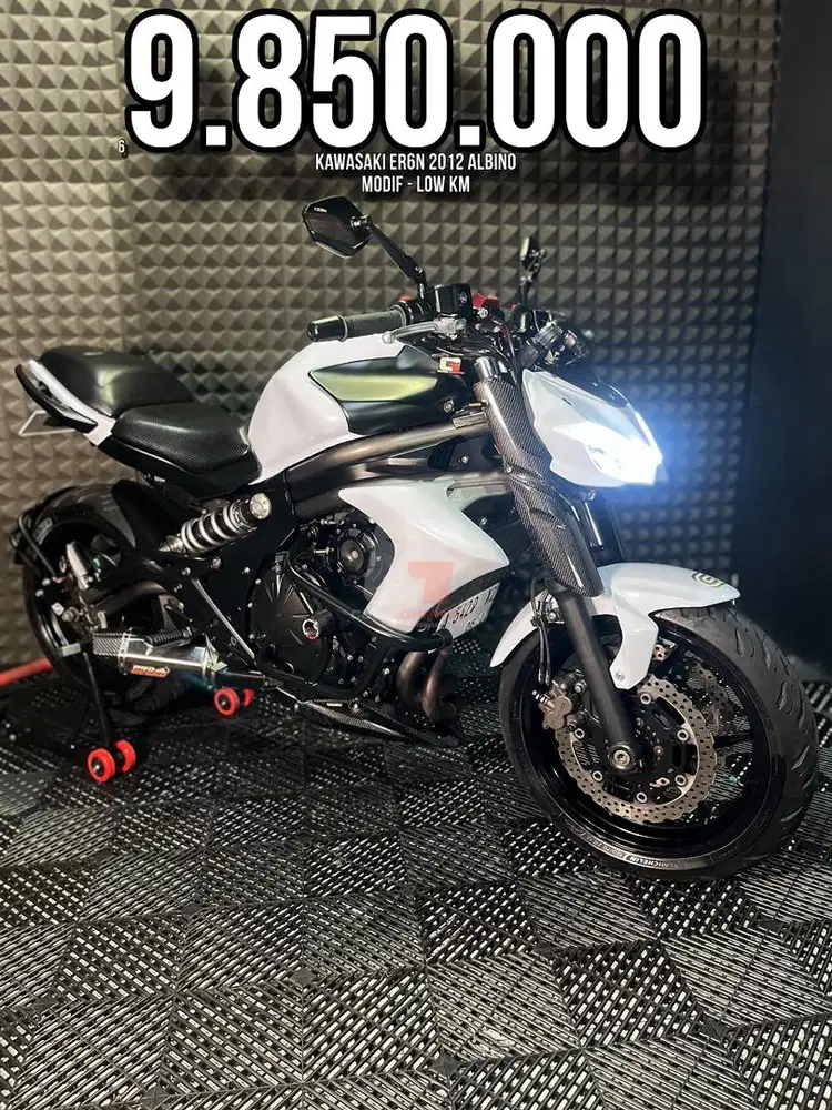 ER6N OR ER 6 N 2012 ALBINO SUGOMI RARE UNIT LOW KM MODIF RAWATAN