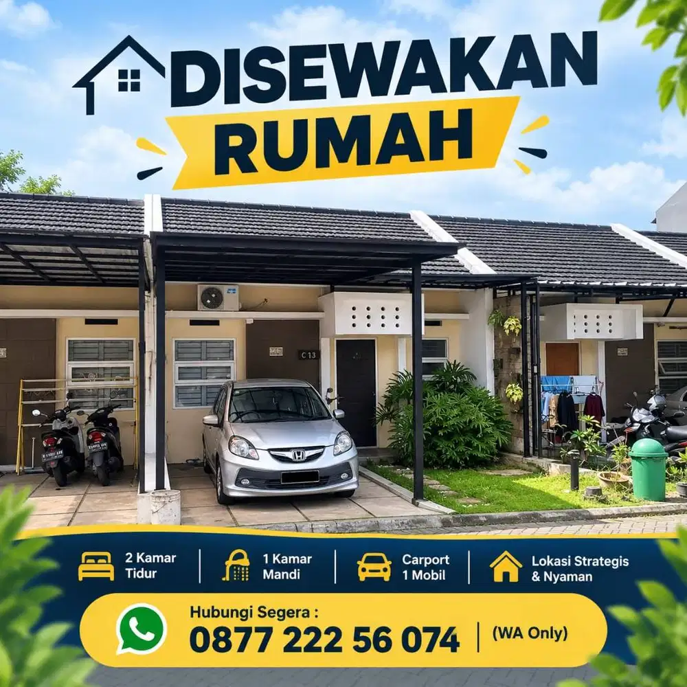 Disewakan rumah semi furnish - Bandung Timur
