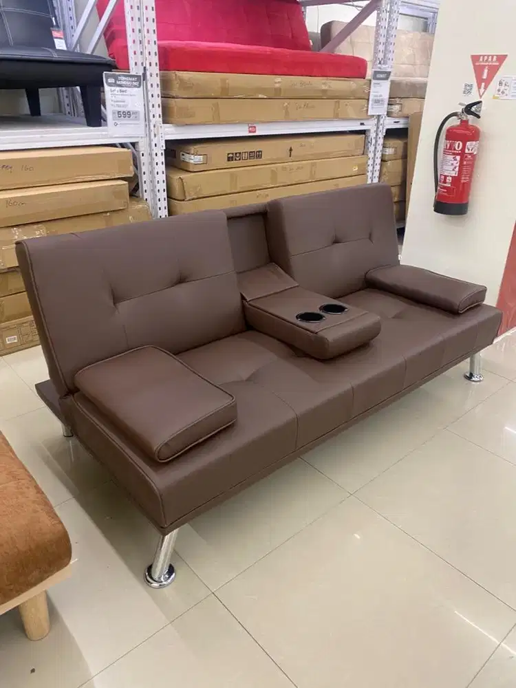 Sofa Bed Bahan kulit