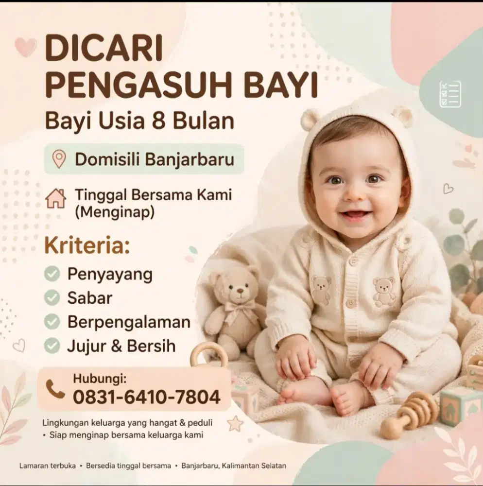 Momong bayi banjarbaru