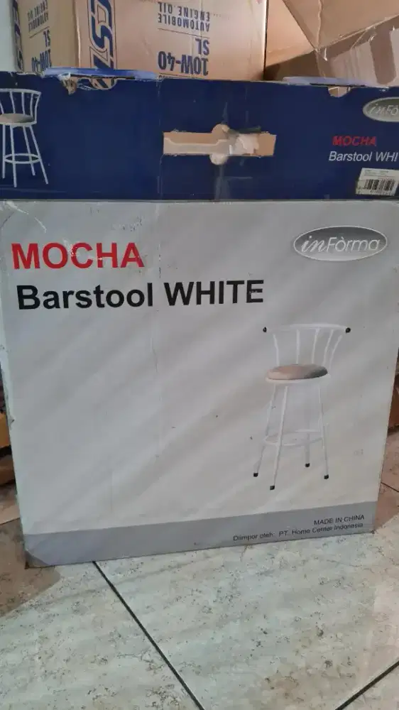 Barstool White Mocha 
[ Kursi / Bangku Cafe ]