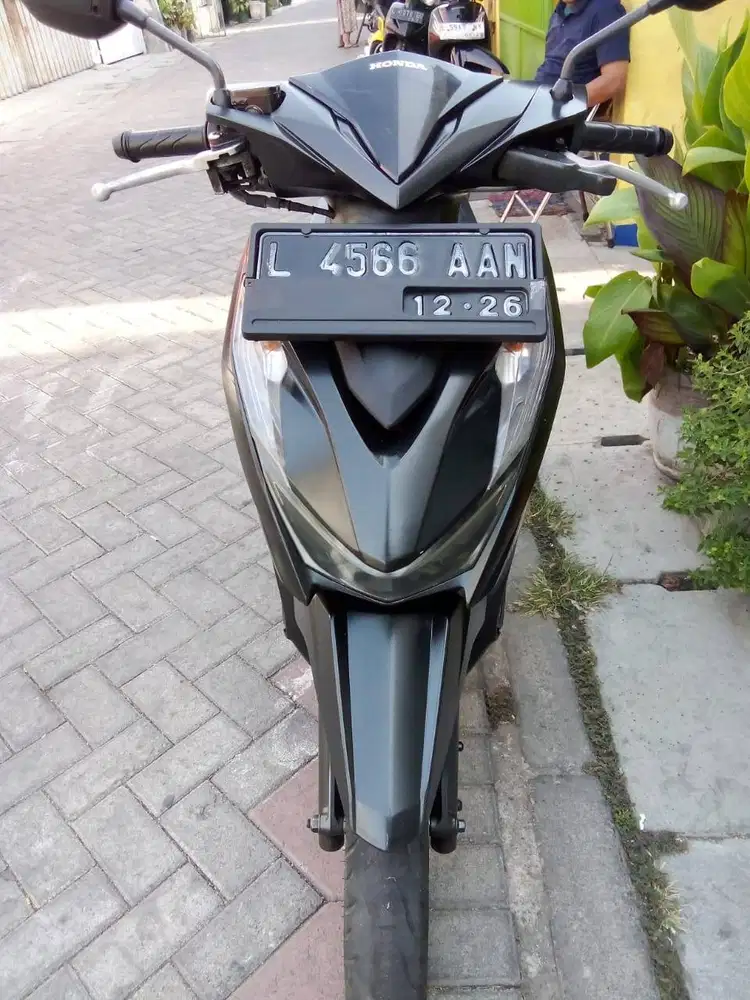 Honda Beat Tahun 2021 Tangan Pertama Orsinilan Samsat Surabaya Utara