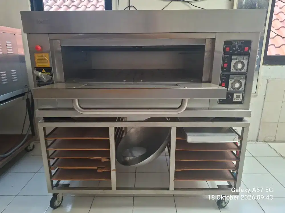 Jual Oven GETRA 12SSGC 1 Deck + Kaki Stainless Steel