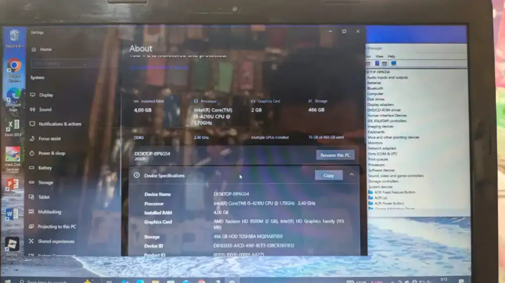 Jual murah laptop i5