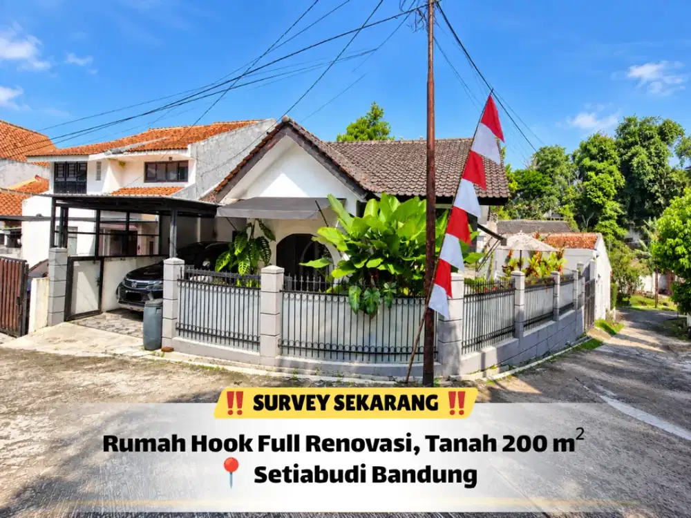 Dijual Rumah Hook Setiabudi Regency Bandung, Rp1,9 Miliar!