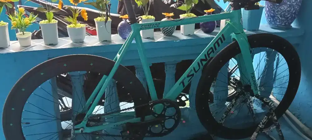 SEPEDA FIXIE TSUNAMI SNM 100 .