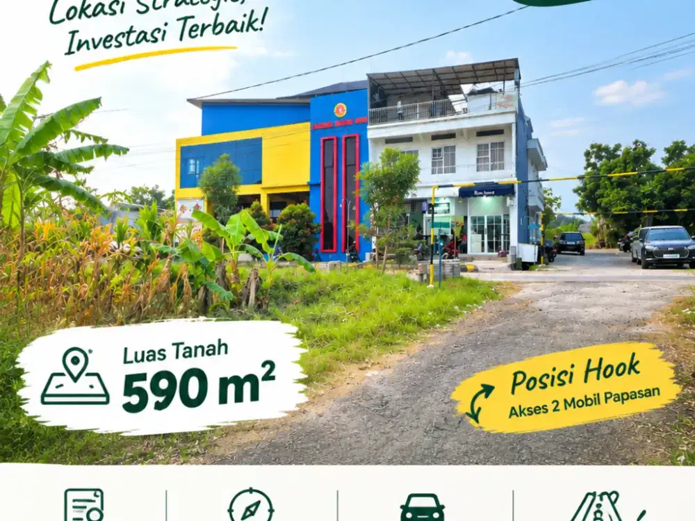 Tanah Hook 590 m² Dekat IPDN & IKOPIN – Cileunyi
