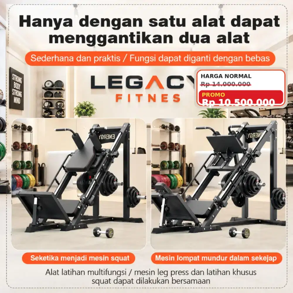 Legprees Leg Press hack Squad multy fungsi