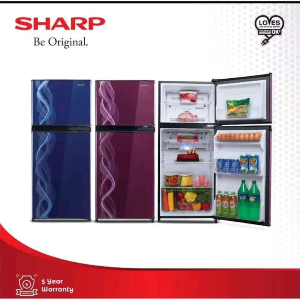 Kulkas Sharp 2 pintu