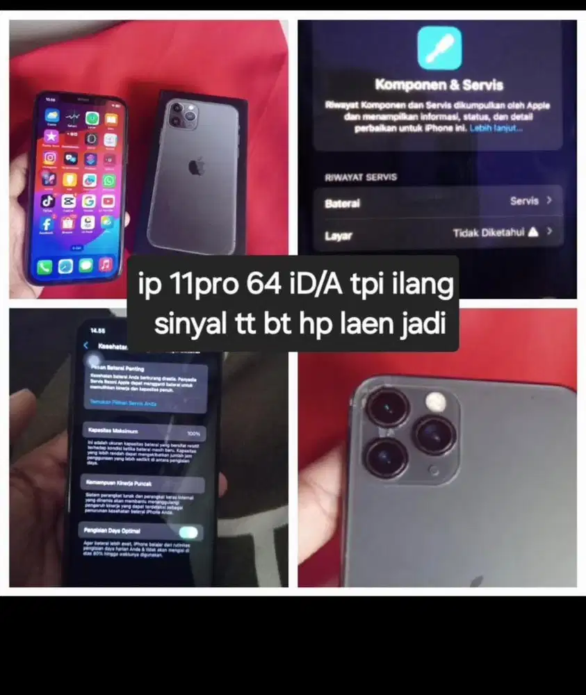 Ip 11 pro iD/A ilng sinyal