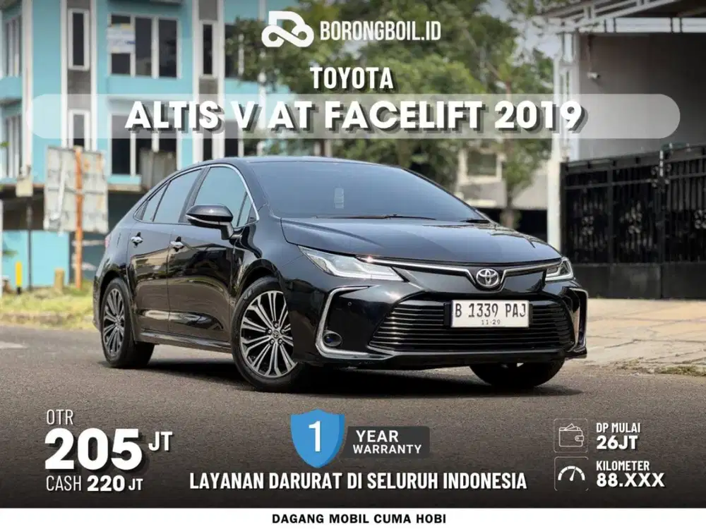 GRATIS ASURANSI !!! Altis V AT Facelift 2019
