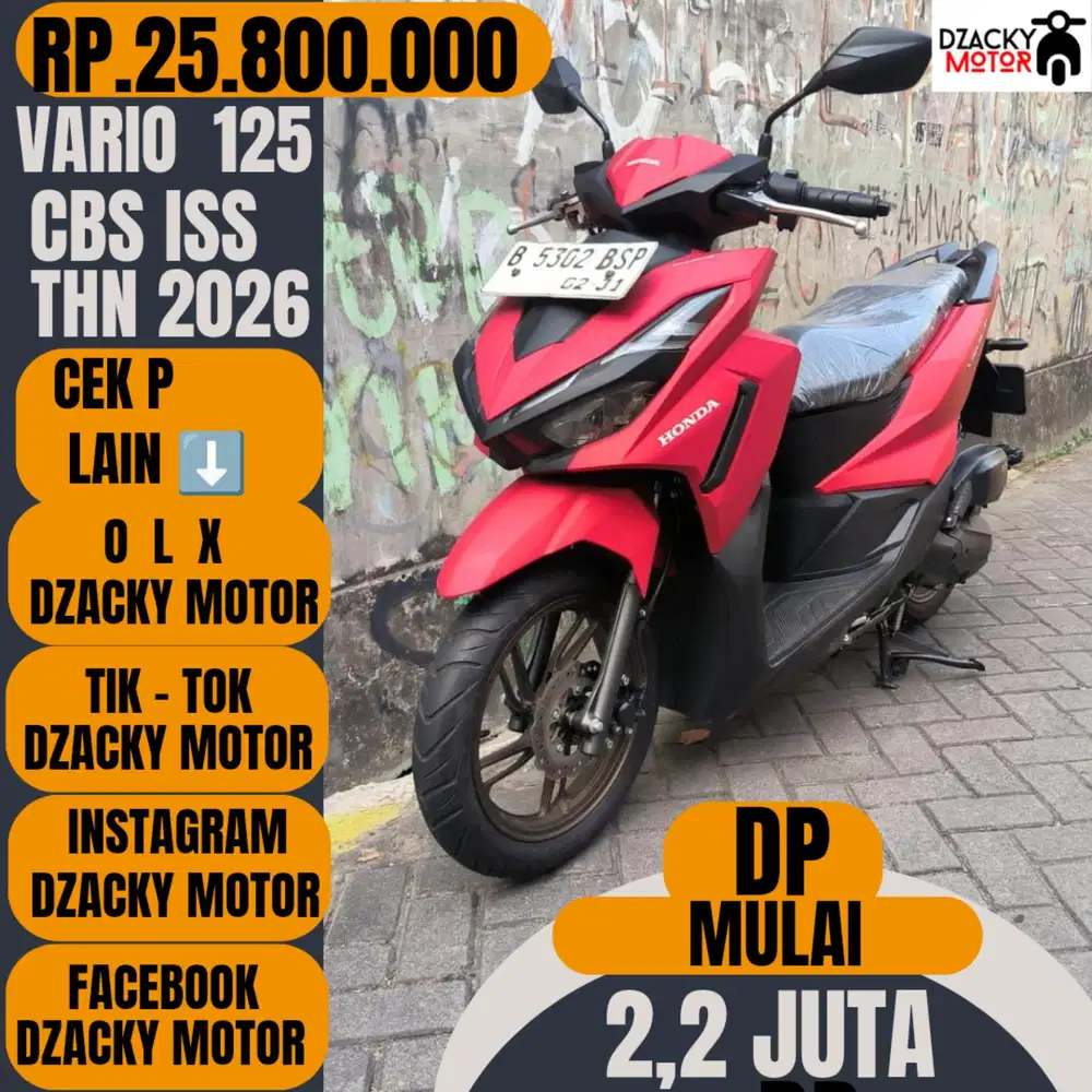 VARIO 125 CBS ISS 2026  SECOND LIKE' NEW