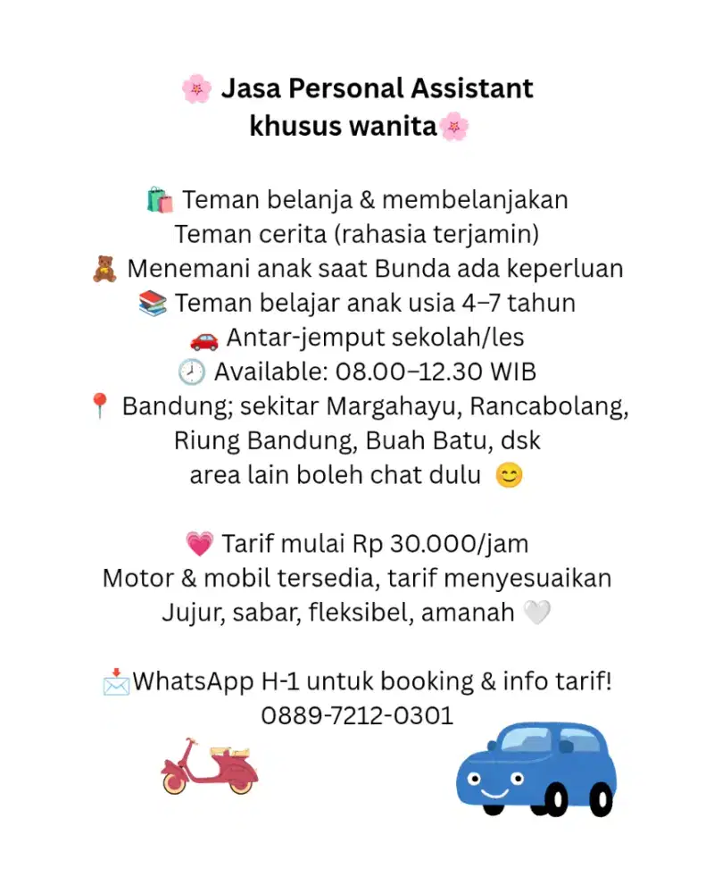 Jasa Personal Assistant