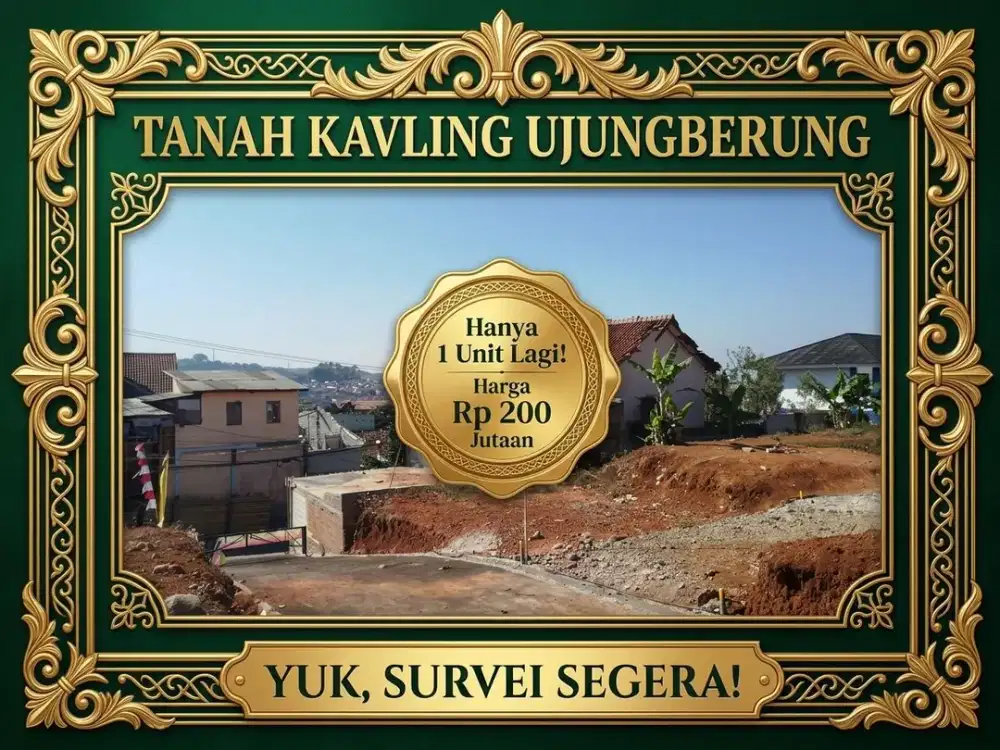 Tanah Kavling Ujungberung stok terbatas