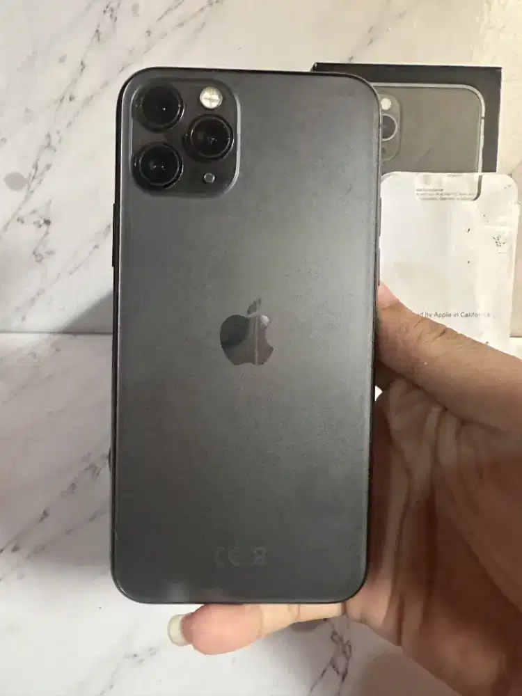 iPhone 11 Pro 64Gb Resmi Beacukai Space Black, Fullset Mulus Nominus