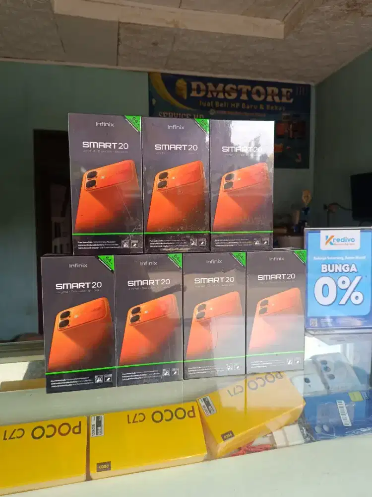 Infinix Smart 20 4/64gb Baru Garansi Resmi