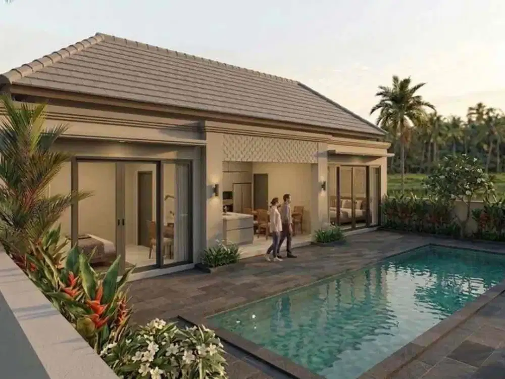Dijual Villa View Sawah di Saba, Gianyar