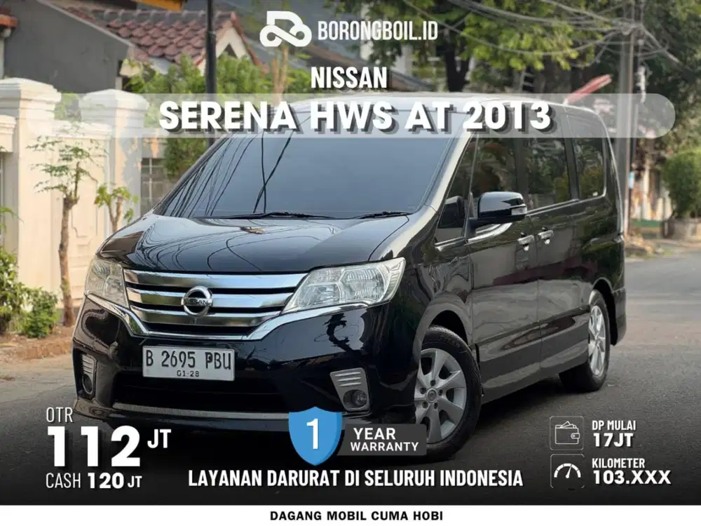 Nissan Serena HWS AT 2013 Hitam