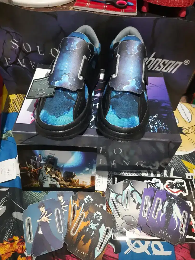 SNEAKERS JOHNSON X SOLO LEVELING LIMITED EDITION LISENCE OFFICIAL