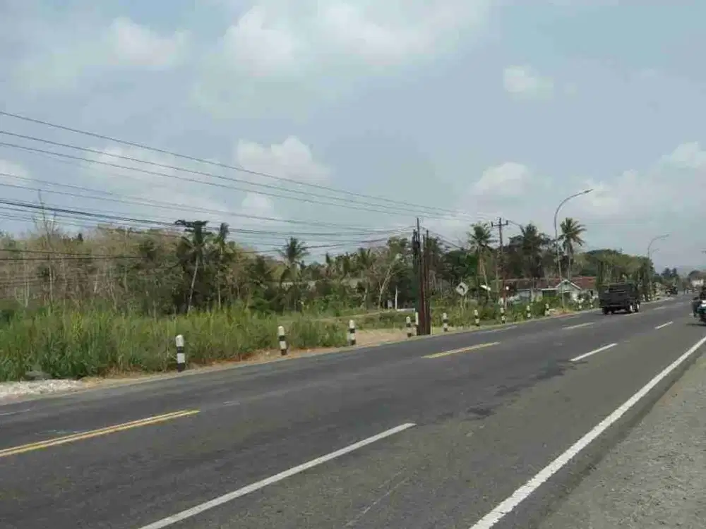 Tanah Dijual tepi Jl Nasional dekat SMPN 2 Pengasih