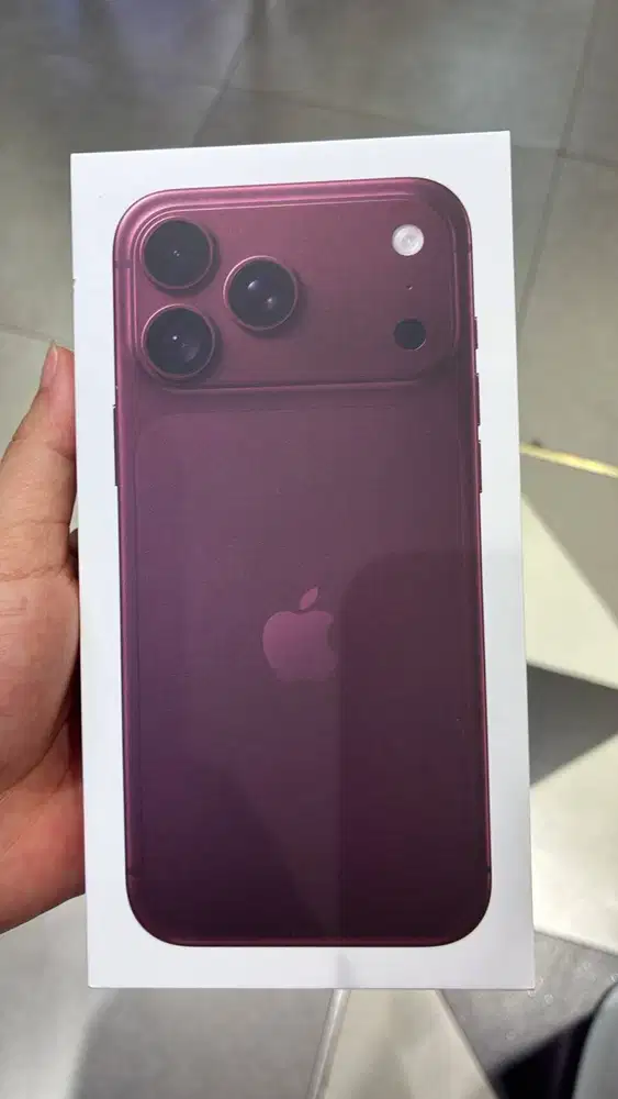 IPhone 18 Pro Max 512GB Burgundy New Segel Garansi IBox