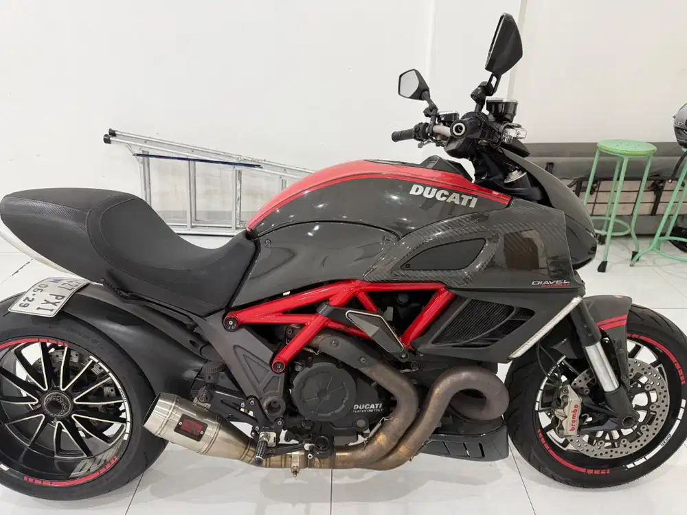DUCATI DIAVEL 2012 FULL PAPER PLAT B PAJAK HIDUP