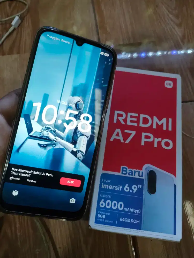 Redmi a7 Pro 4/64 umur belum 3 minggu.