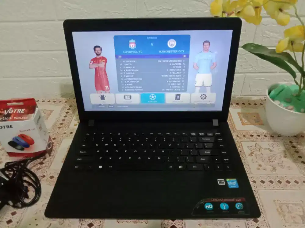 Laptop Lenovo Slim + Ram 12 Gb + SSD 512 Gb + Batre Save + Win 10