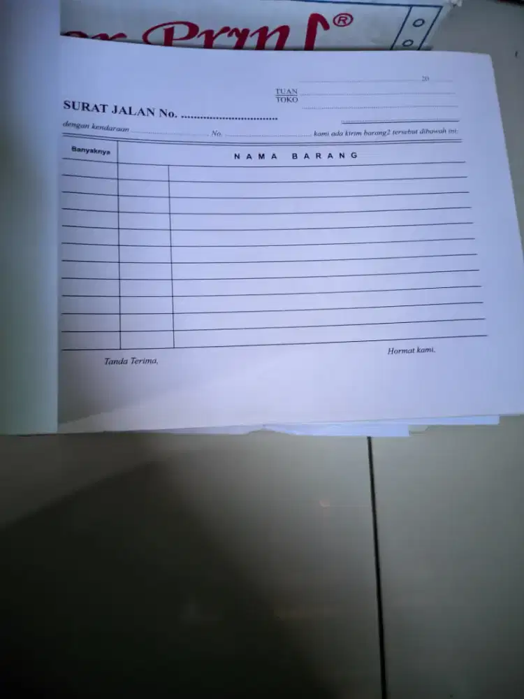 Jual 9 nota surat jalan