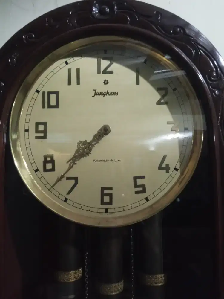 Jam lemari junghans bandul perempatan