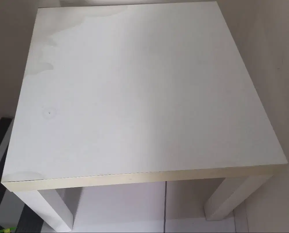 Meja Serbaguna Samping Sudut Tamu Ikea Lack White 50x50
