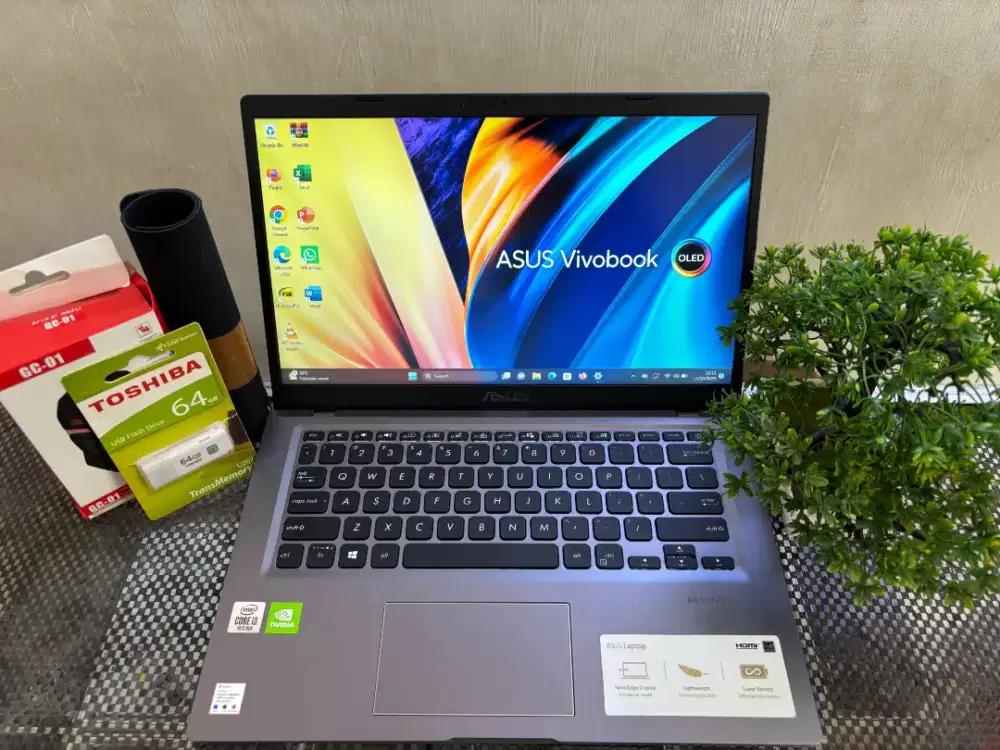 ASUS VIVOBOOK A416J RAM 8 CORE I3 GEN 10 NVIDIA FULLSET