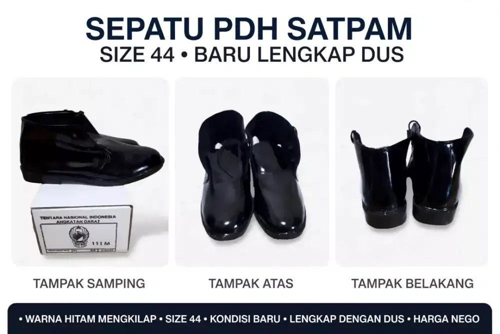 Sepatu PDH Satpam