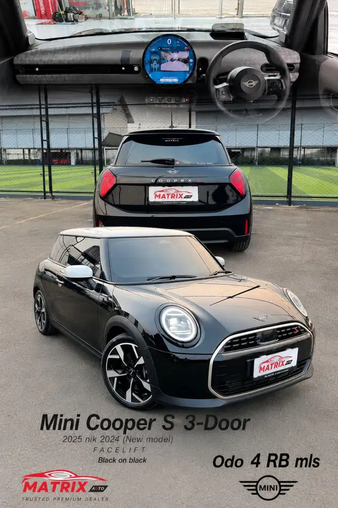 Mini cooper S 3-door AT Matic 2025 nik 2024 new model [KM RENDAH]