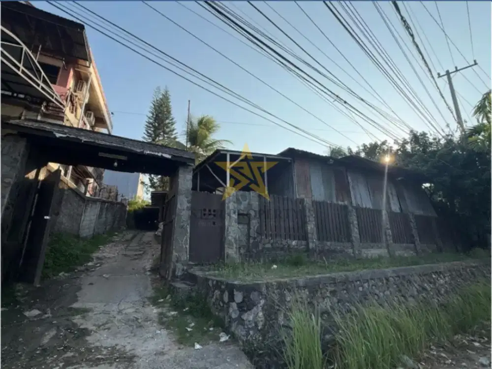 dijual tanah dan bangunan di jln beller